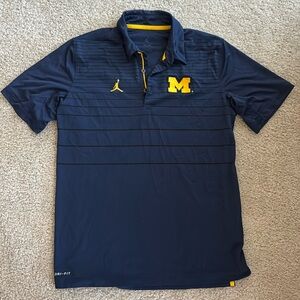 Michigan Wolverines Dri Fit Polo